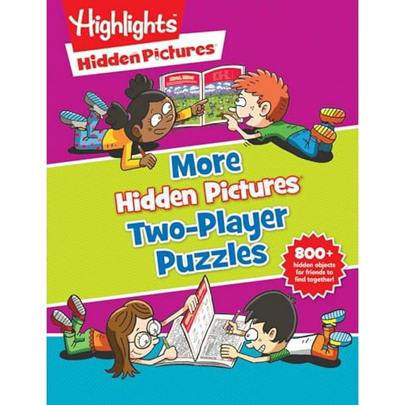 Pre-Owned More Hidden Pictures Two-Player Puzzles (Paperback) 1684372585 9781684372584