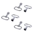 thumbnail image 1 of 6X Key Slot for Bolt Triple-Cornered Triangular Metal Panel 8 mm,6 x triangular wrench,Silver, 1 of 8