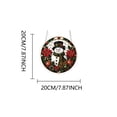 thumbnail image 3 of DVKOVI Christmas Snowman Winter Acrylic Puzzle Suncatchers DIY Stained Glass Home Garden Indoor Decor Window Hanging, 3 of 3