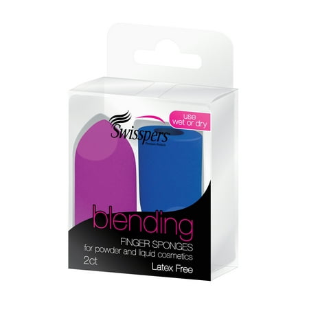 DISC Swisspers Blending Finger Sponges, 2 Count