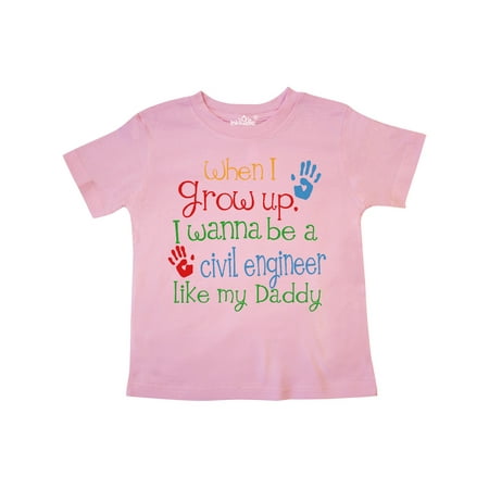 

Inktastic Civil engineer like Daddy Gift Toddler Boy or Toddler Girl T-Shirt