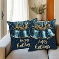 thumbnail image 6 of ToyKingdee Winter Pillow Covers Christmas Throw Pillow Covers Xmas Tree Pillow Cases Cotton Linen Cushion Covers for Couch Sofa Bed Living Room Home Winter Decor, 6 of 6