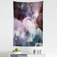 thumbnail image 1 of Space Tapestry, Planets in Space Natural Scenery Galaxy Print, Fabric Wall Hanging Decor for Bedroom Living Room Dorm, 5 Sizes, Dried Rose Pale Pink, by Ambesonne, 1 of 1