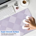 thumbnail image 4 of Sleek Pastel Checkered Desk Mat - Aesthetic Office Decor, Extra Large Mouse and Laptop Pad, Game Mat - Revolutionize Your Workspace, Size 31.5x11.8in., 4 of 7