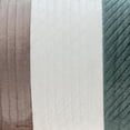 thumbnail image 2 of Taupe and Smokey Green Quilted Colorblock Velvet Lumbar Throw Pillow, 2 of 5