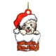 thumbnail image 1 of 1 colgante para interior de coche con forma de perro, adorno navideño para árbol de Navidad., 1 of 3