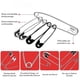thumbnail image 3 of 1000 Pcs 22mm Sliver Safety Pins,strong Nickel Plated Stainless Steel Small Safety Pin Assorted For Clothes,arts Crafts,sewing And Pinning, 3 of 5