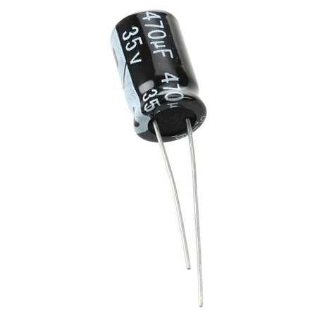 

ZALAGA 50pcs 35v Electrolytic Capacitor 470UF 10 X 17mm