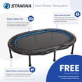 thumbnail image 2 of Open Box Stamina Compact Lightweight Rebound Oval Fitness Exercise Trampoline, 2 of 11