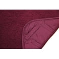thumbnail image 2 of Innovative Textile Solutions 1-Piece Hudson Sherpa Waterproof Recliner Furniture Cover, Burgundy, 2 of 2