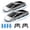 Silver-4B, variant on Tigozz Cyber Style RC Boat for Pools and Lakes, Fast Remote Control Boat with Dual Motors and LED Lights, Silver Speedboat Toy for Kids Ages 8+