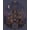 Blue, Pattern 1, variant on ODIKA 8'x10' Washable Area Rug Midnight Blue Victorian Manor Inspired Design Elegant Architectural Motifs with Starry for Dining Room, Large Office, Lounge, Non-Slip Chair-Friendly Mat
