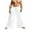 A-White, variant on Mens Linen Wide Leg Pants Mens High Waisted Ruffle Hem Ruched Loose Casual Summer Beach Lounge Flowy Boho Palazzo Pants Flared Trousers