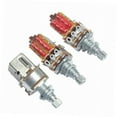 thumbnail image 5 of Mobutofu Mini Guitar Potentiometer 3Pcs B500k Push Pull Silver Cylindrical for Guitar, 5 of 8