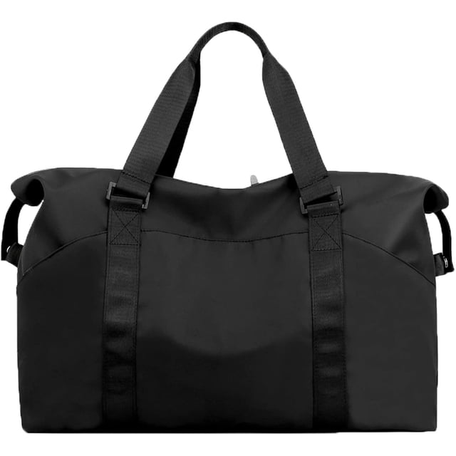 Sac de Sport Gym Bagage à Main Sac de Voyage Noir