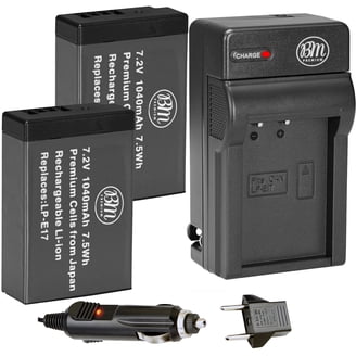 Canon EOS RP ※バッテリー2つ付き(LP-E17) Canon LP-E17 Rechargeable Lithium-Ion Battery 2 Pack for Canon EOS