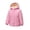 Pink, variant on Kogui Rain Jacket Girls Girls Fleece Lined Jacket Warm Windproof Hooded Zip Up Kids Winter Coat with Pockets Sizes 1-14Y (Hot Pink,11-12 Years)