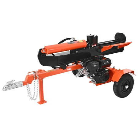 KFFKFF 30-Ton Gas Log Splitter, 306CC Engine, Gas-Powered Wood Splitter with 2" Ball Coupler, Auto Return, Dual-Mode Operation, Hydraulic Firewood Splitting Machine for Forestry Tasks