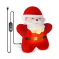 thumbnail image 1 of USB Powered Heating Santa Doll with Adjustable Timer for Relaxation and Comfort, 1 of 2