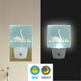 thumbnail image 2 of Yayeee LED Night Light for The Home Plug in With Light Sensors 2 Pack, White Cartoon Swan, 2 of 6