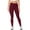 Wine, variant on ZyeKqe Leggings for Women Seamless High Waisted Yoga Pants Stretchy Butt Lifting Workout Tights