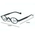 thumbnail image 2 of 3 Pairs of Men Women Small Oval Vintage Reading Glasses 3.00 Classic Spring Hinge Readers +3.00 Strength for Small Face, 2 of 5