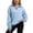 Blue, variant on Women'S Sweatshirt Women's Solid Color Sweatshirt Women's Half Zip Pocketed Long Sleeve Pullover Hoodie For Sports & Leisure