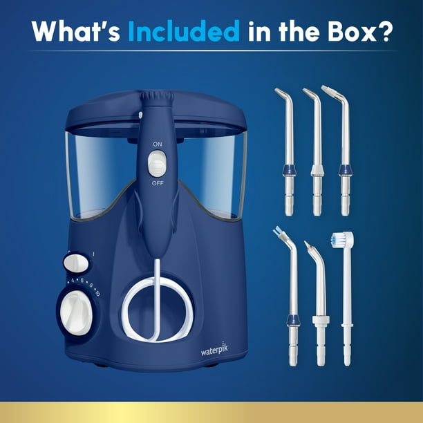 Waterpik Ultra Water Flosser with 10 Settings, 6 Tips, ADA