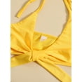 thumbnail image 5 of Coduop Kids Girls Ruffle Bandana Bikini Swimsuits Bathing Suits Two Piece Kids Beach Swimwear, 5 of 7