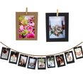thumbnail image 3 of YAOMOBB DIY Photo Frame DIY Photo Hanging Display Kit Colorful Photo Frame Set with Mini Wooden Clips and Jute Strings, 3 of 7