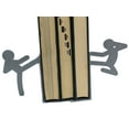 thumbnail image 4 of Clever Contraption Stick Figure Bookends | Karate-Themed Martial Arts Book Stopper – Minimalist Home Decor, 4 of 10