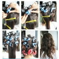 thumbnail image 4 of ZOUYUE Hair Roller Curling Rods 42pcs Flexible Soft Foam Curler Set No Heat Magic Curly Styling Tool for Short Medium and Long (7"), 4 of 7