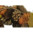 thumbnail image 4 of Northlight Pine Cones and Gourds Autumn Harvest Wreath, 13.25-Inch, Unlit, 4 of 4