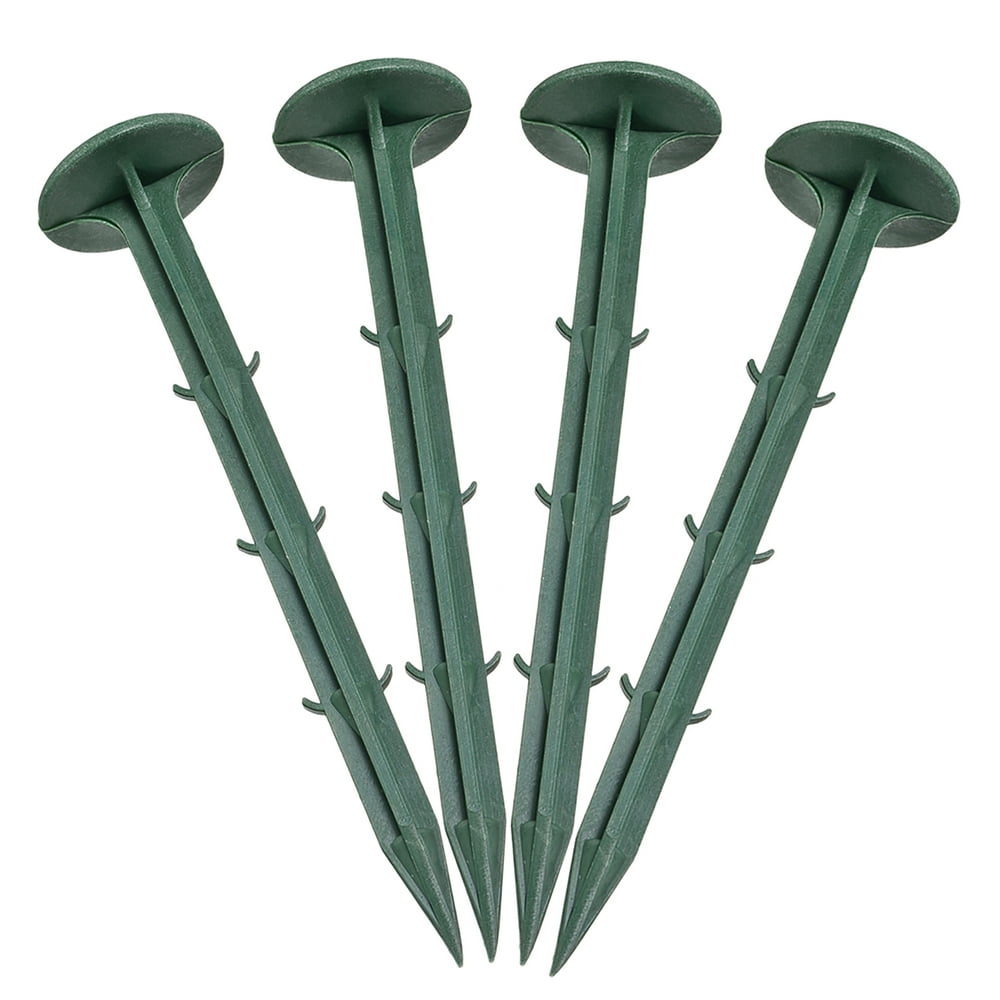 Plastic Garden Stakes Anchors Landscape Ground Nail 160mm 6.3inch