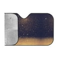 thumbnail image 2 of Kdxio Gold Black Glitter Print Windshield Sun Shade, Foldable Sun Blocker for Car,Truck,SUV Automotive Interior Sun Protection,Reflective Shade for Front Windshield(Medium), 2 of 7