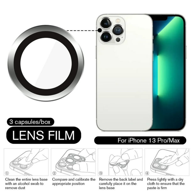 Lot de 3 Films de protection en verre trempé pour iPhone 13 Pro Max