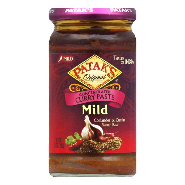 Patak's Curry Paste Mild, 10 OZ (Pack of 6)