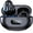 Black, variant on Open Ear Headphones Wireless Bluetooth 5.3 Clip On Earbuds with Digital Display Charging Case Button Control Bone Conduction Mini Sport Earphones Built-in Mic IPX7 Waterproof for Running Fitness Blue