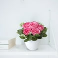 thumbnail image 4 of TIELUTT Rose pour la Maison Réaliste pour Fleurs de Mariage Fleurs Extérieures Décorations de Mariage pour Tables de Réception Centres de Table Centres de Table pour Tables Fleurs de la Saint-Valentin, 4 of 5