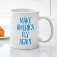 thumbnail image 3 of CafePress - Make America Fly Again - 11 oz Ceramic Mug - Novelty Coffee Tea Cup, 3 of 4