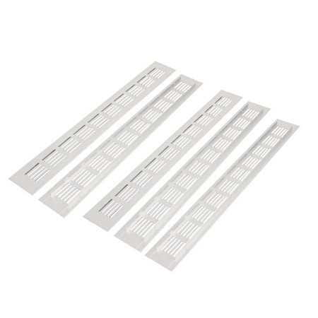 Wardrobe Cabinet Aluminum Alloy Air Vent Ventilation Grille 400mmx50mmx9mm 5pcs - Walmart.com