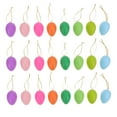 thumbnail image 4 of PAMINGONO 32Pcs Plastic Craft Easter Hanging Decor with Rope Assorted Color for Home and Party Use, 4 of 8