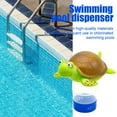 thumbnail image 3 of QHUDLV HFLWYWD Pool Chlorine Floater,Cute Sea Turtle Collapsible Floating Chlorine Dispenser,Easy Opening Pool Tablet Holder for Swimming Pool,Animal Pool Chlorine Dispenser, 3 of 9