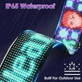 thumbnail image 4 of 2 Pack 4.7"x23.6" Flexible LED Eyes for Car Windshield Ultra-Thin Programmable Devil Eye Light with App Control IP65 Waterproof USB-Powered, 4 of 7