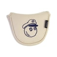 thumbnail image 4 of Destyer Golf Putter Head Cover Magnetic Closure shape Club Golf Golf Accessories Covers L orange PU beige semicircular M, 4 of 6