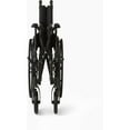 thumbnail image 2 of Medline's Premium K4 Lightweight Wheelchair, 18" Seat Width, Flip-Back Desk-Length Arms, Elevating Legrests, 300lb Weight Capacity, Black Frame, 2 of 6