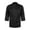 Black Long Sleeve, variant on inhzoy Unisex Men's Chef Coat Kitchen Restaurant Work Uniform Cook Shirts Tops Burgundy Long Sleeve XXL