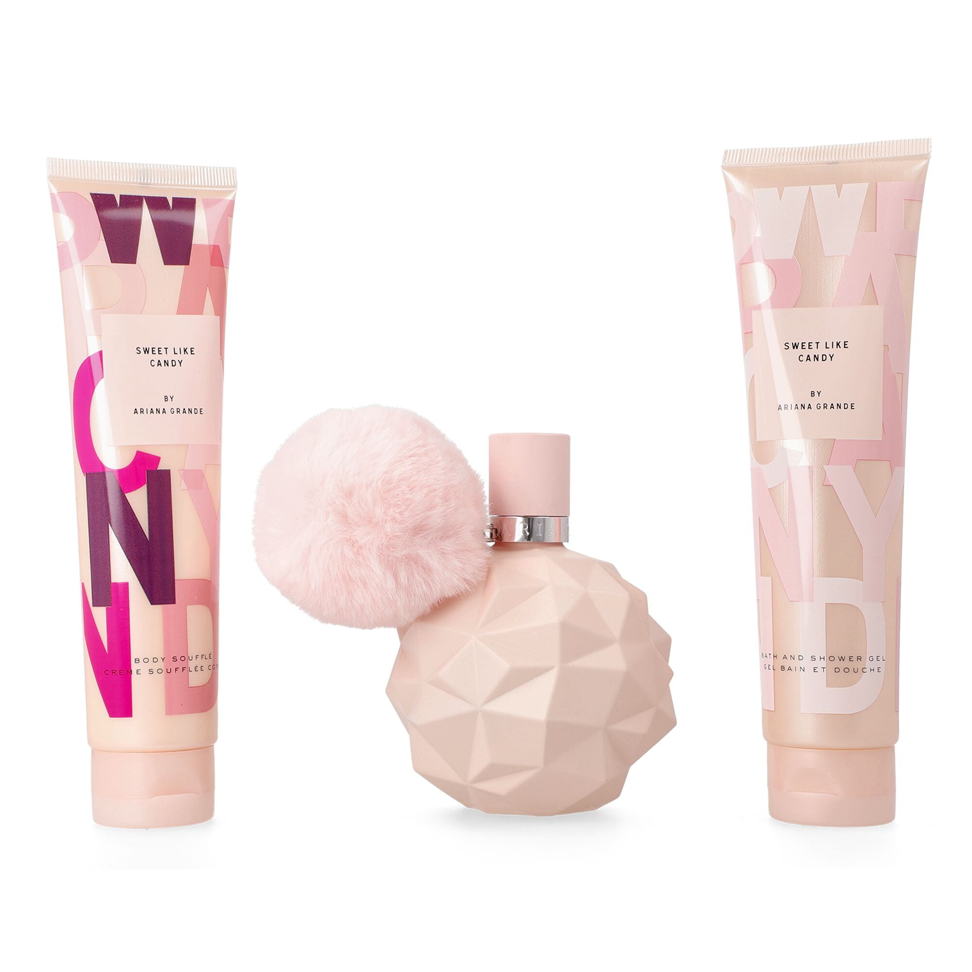 Ariana Grande Sweet Like Candy Eau De Parfum 3 piece gift set, Perfume for Women, 3.4 oz