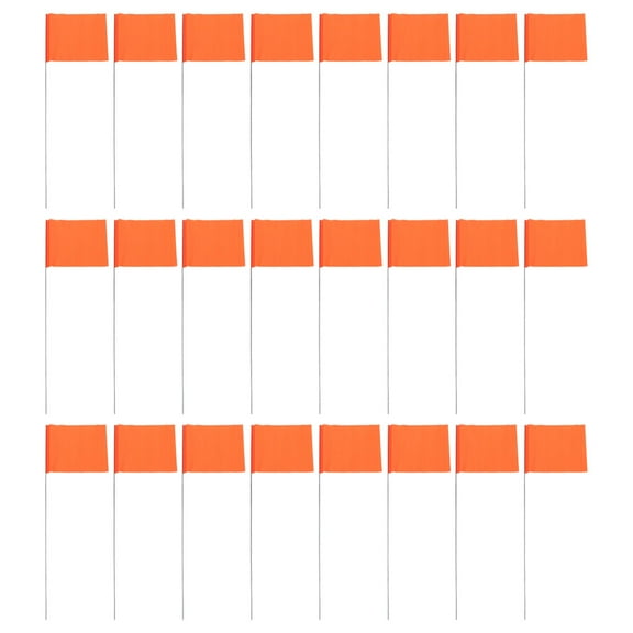 30 Pcs Dog Training Flags Garden Supplies Marker Sprinkler for outside Decoration Orange