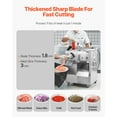 thumbnail image 4 of VEVOR Commercial Electric Meat Grinder Slicer 14 Lbs/Min Sausage Stuffer Maker Kitchen, 4 of 9